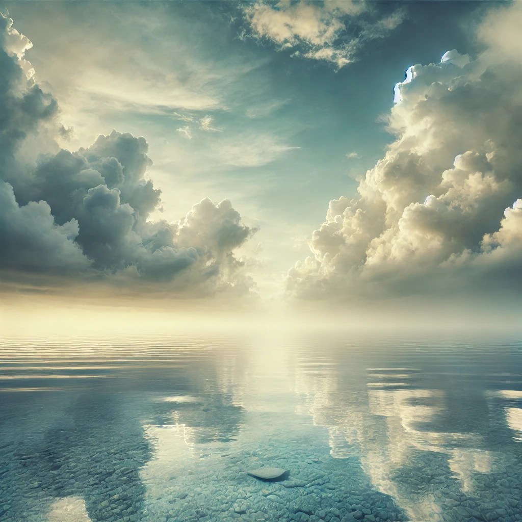 A moment of profound stillness reflecting the essence of imagination and clarity.